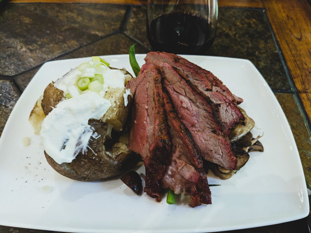 Smoked and Grilled Tri Tip