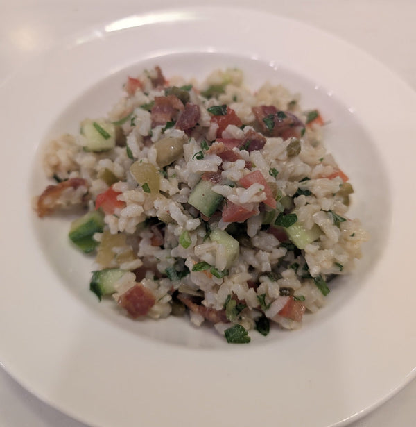 Recipe of the Week: Rice Salad with Bacon and Giardiniera