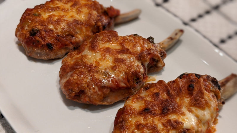 Breadless Pork Chop Parmigiana