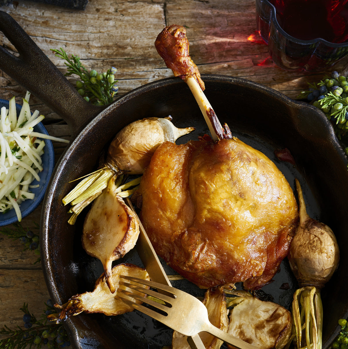 Recipe of the Week: Duck Confit with Pear and Lentil Salad