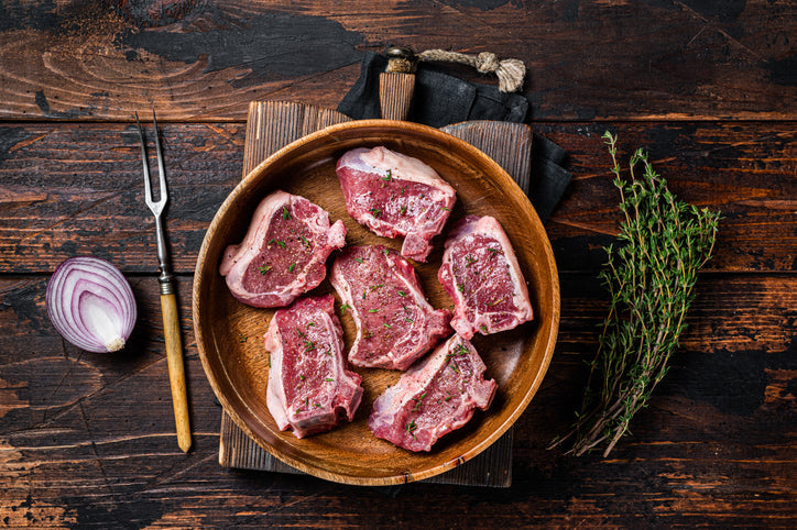 Recipe of the Week: Lamb T-Bone Chops with Roasted Onions