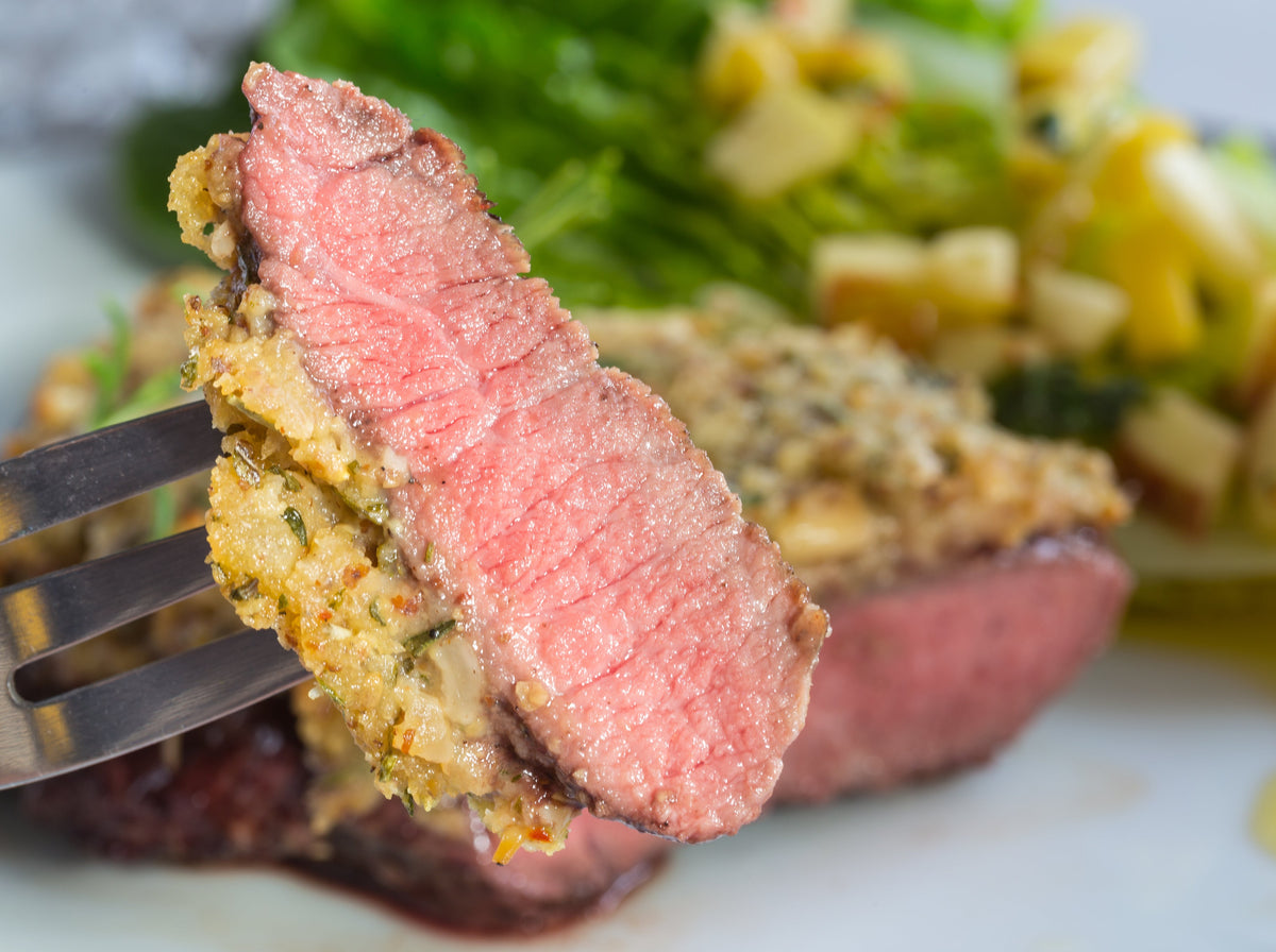 Recipe of the Week: Blue Cheese Crusted Striploin
