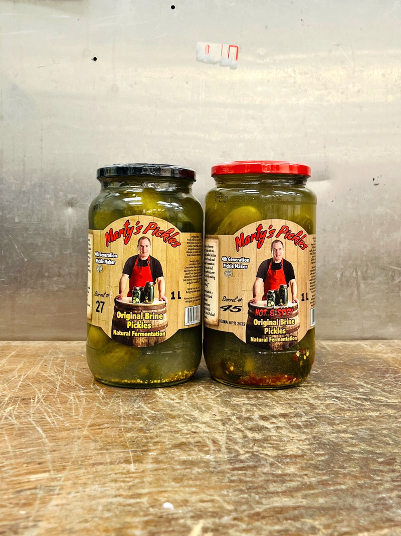 Marty's Pickles: Kosher Dill Pickles