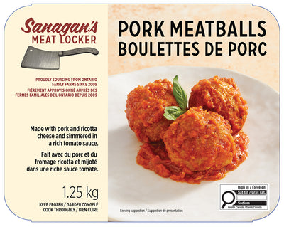Pork and Ricotta Meatballs by Sanagan's Meat Locker