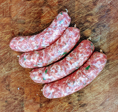 Heritage Pork Garlic & Parsley Sausage - 4 pc per pack