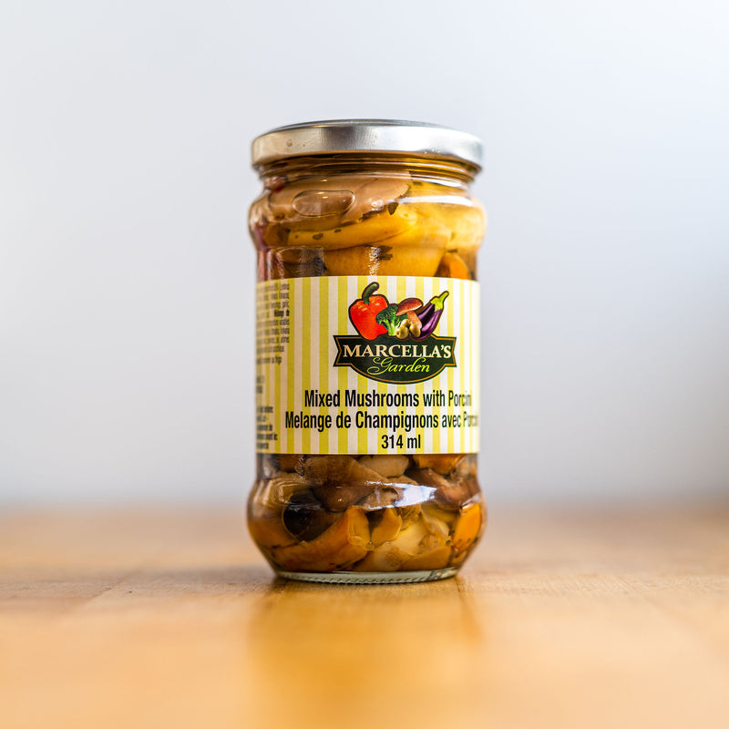 Marcella's Garden: Marinated Mixed Mushrooms with Porcini