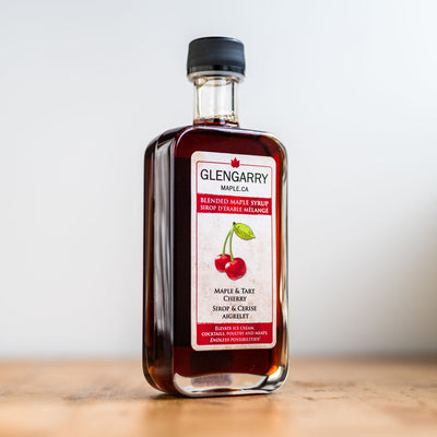 Tart Cherry Infused Maple Syrup