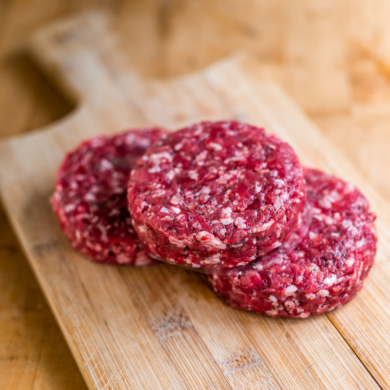 100% Grass-fed Beef Burgers - 4 pc per pack