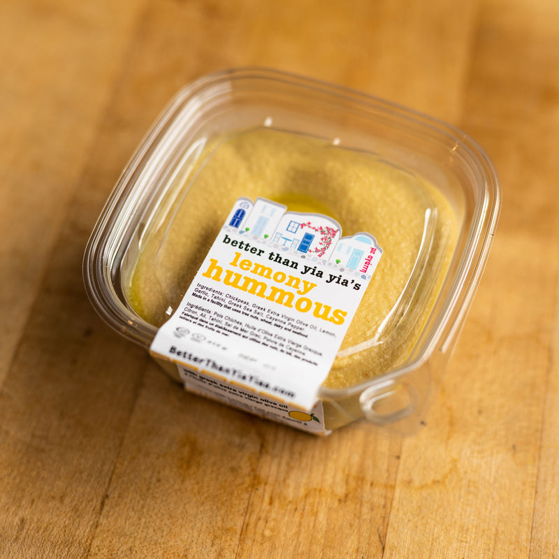Better Than Yia-Yia's: Lemony Hummous