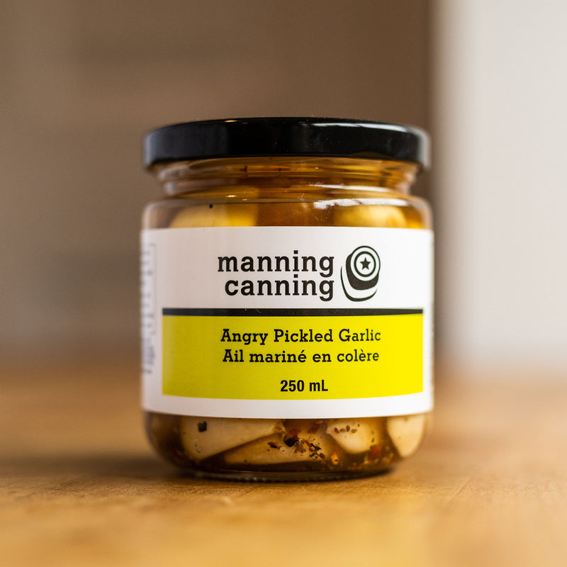 Manning Canning: Angry Pickled Garlic